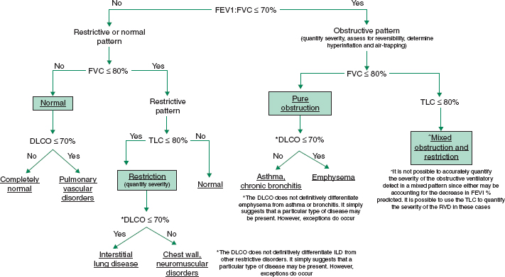 Pulmonary Function Test Chart